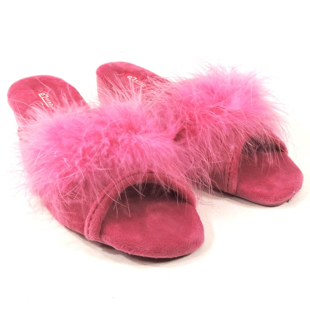 EZ-STEP PINK SOFT & COMFORT HOME FASHION SLIPPERS - Picture 3 of 7